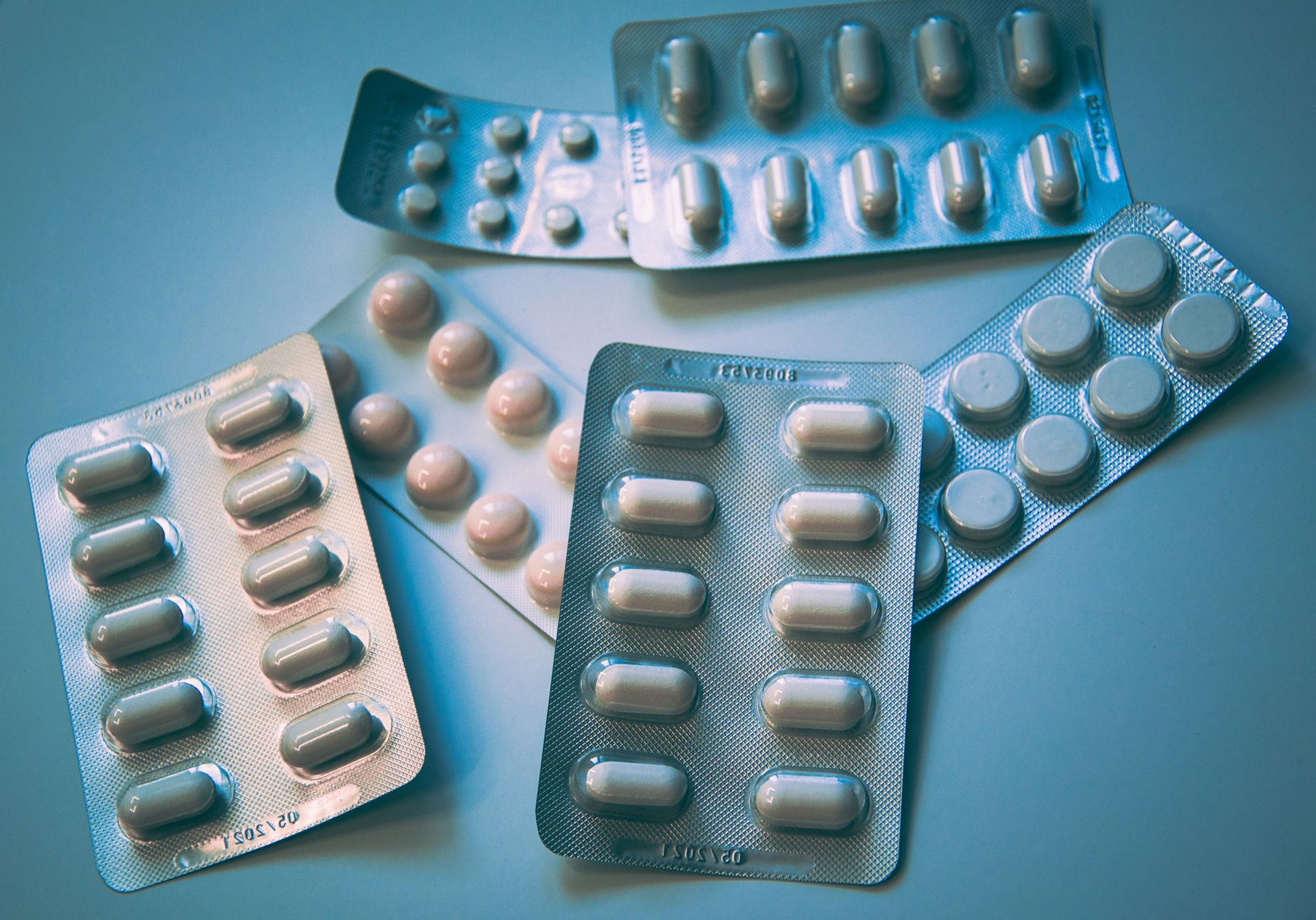 blister packs of tablets