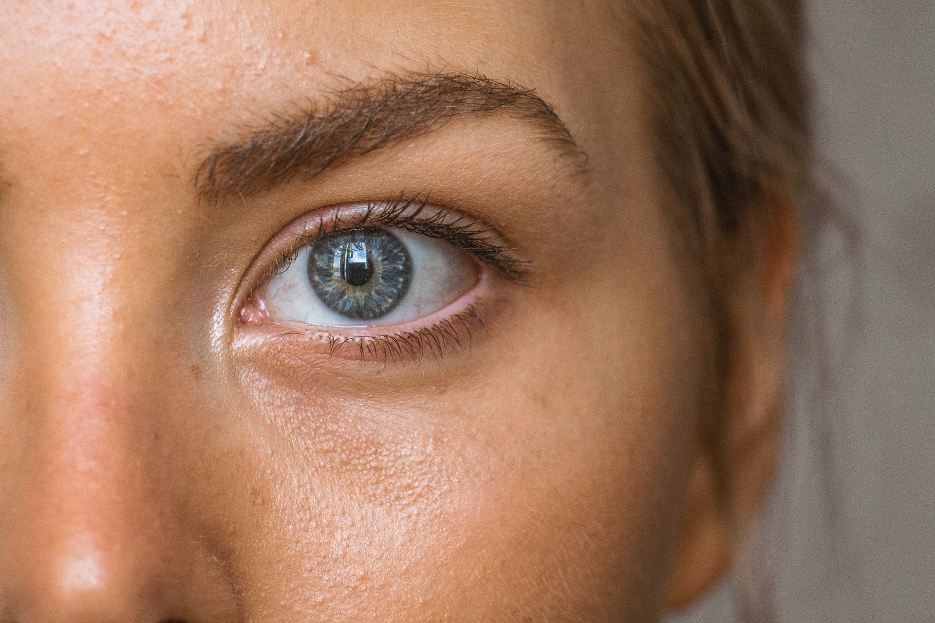 a woman's eye